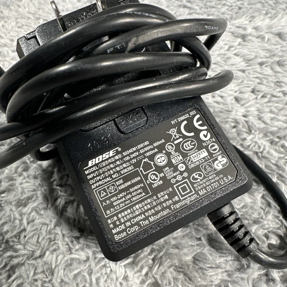 Bose S024EM1200180 Power Supply Adapter 12V 1.8A AC Charger OEM Genuine